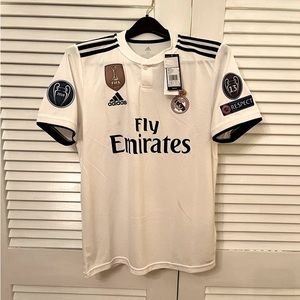 Real Madrid 2018-2019 UEFA Champions League home jersey Vinicius Jr. #28